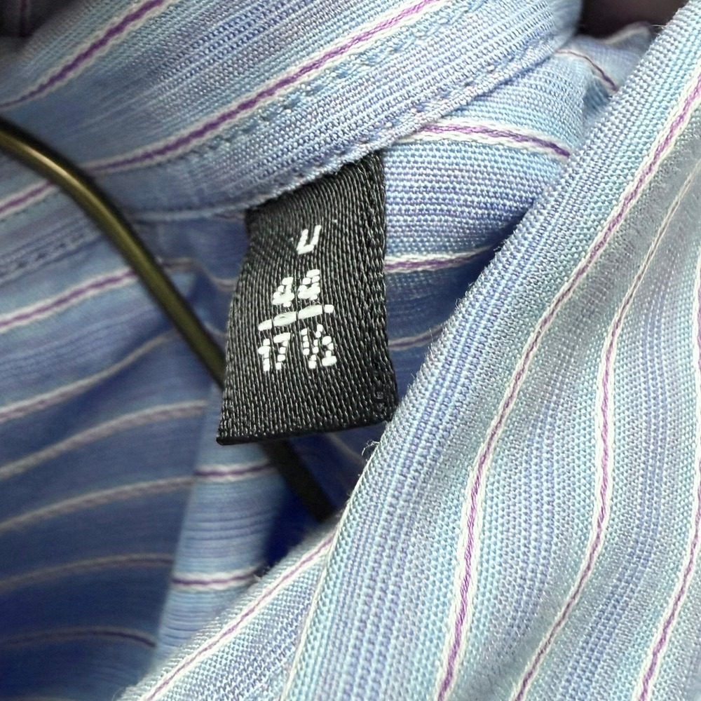 Giorgio Armani Vintage Mens Button Down Shirt Bundle 4 Pack Blue Grey Italy XL - Picture 15 of 16